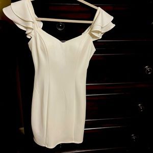 White cocktail dress